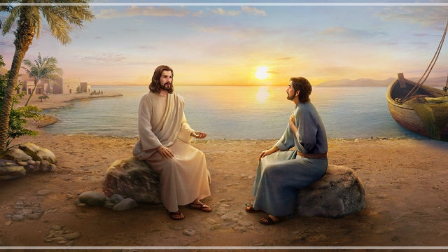 主耶穌和彼得對話